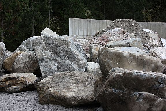 Wasserbau- oder Mauersteine